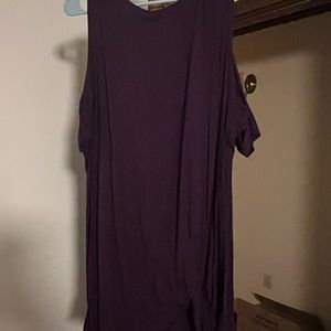 Cold shoulder tunic